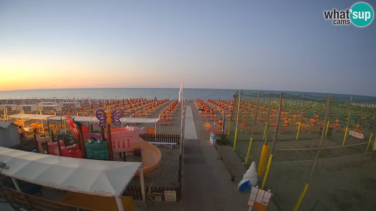 Webcam météo de Riccione – Plage Zona 3