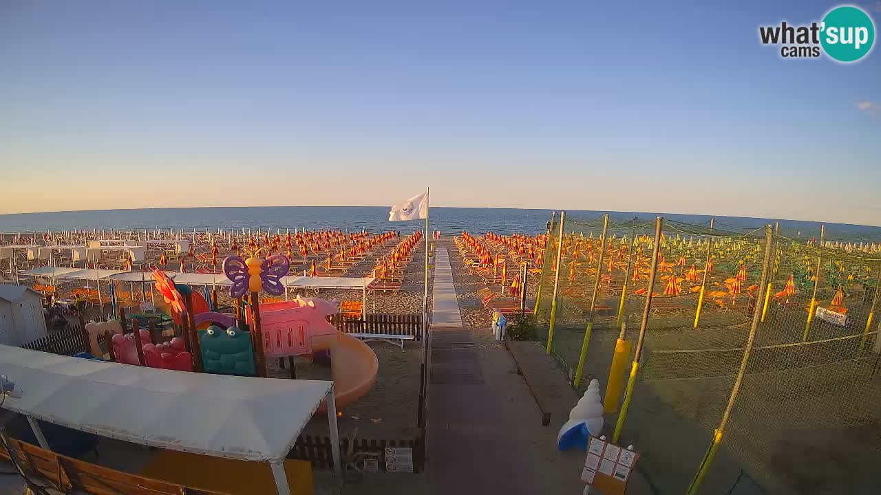 Cámara web de Riccione – Playa Zona 3