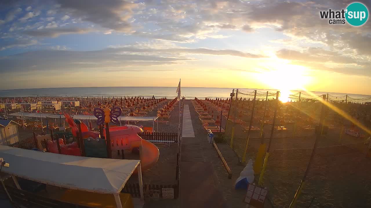 Webcam météo de Riccione – Plage Zona 3