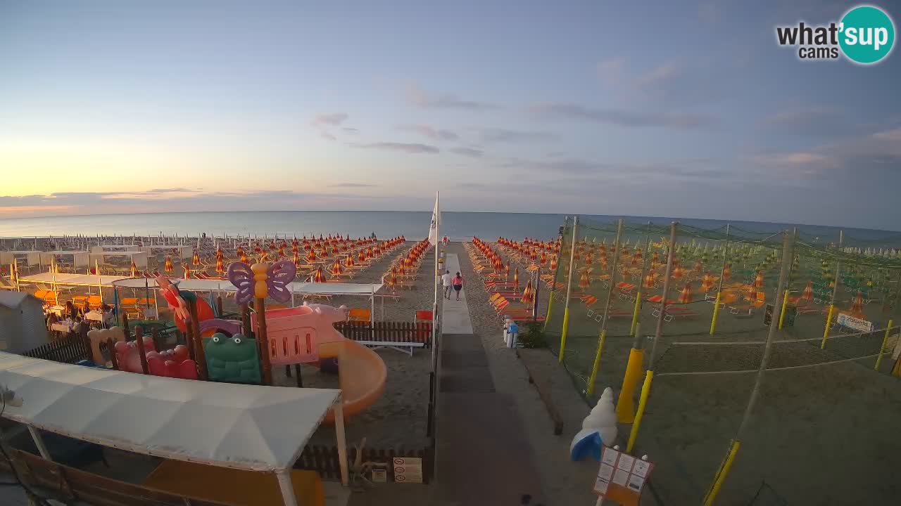 Webcam météo de Riccione – Plage Zona 3