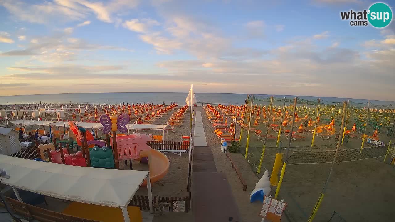 Riccione webcam – Zona 3 Riccione beach
