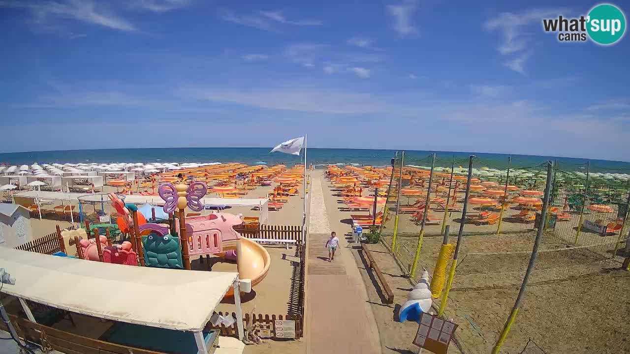 Webcam météo de Riccione – Plage Zona 3
