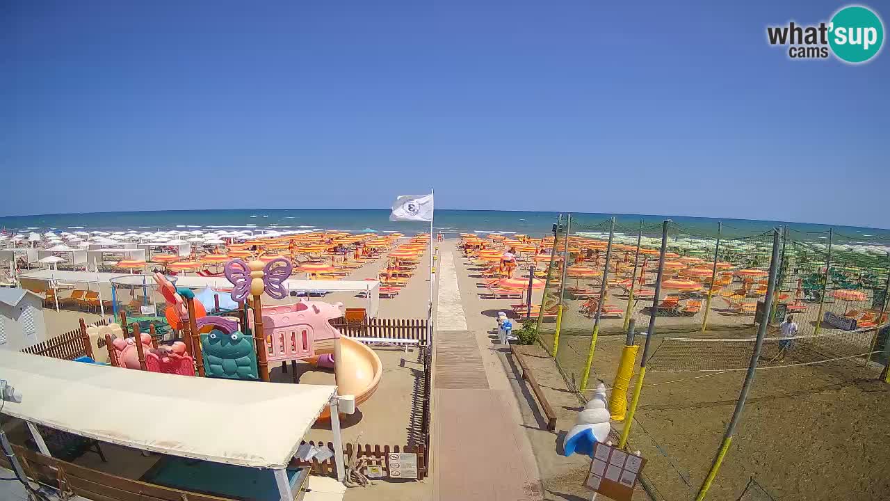 Webcam météo de Riccione – Plage Zona 3