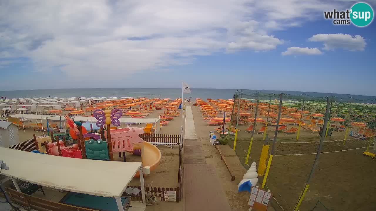 Webcam météo de Riccione – Plage Zona 3