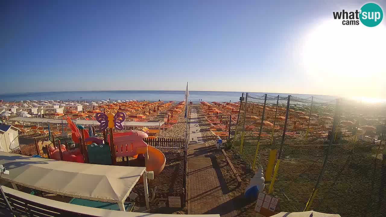 Riccione web kamera – Plaža Zona 3