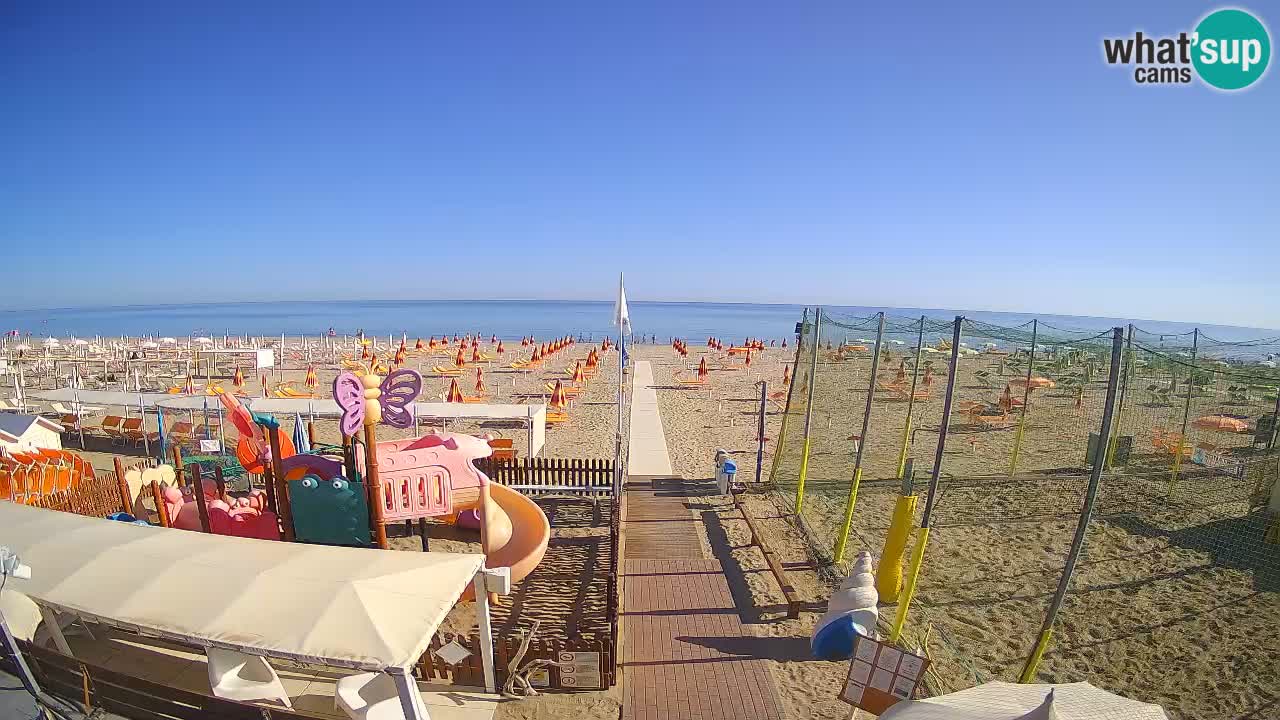 Riccione web kamera – Plaža Zona 3