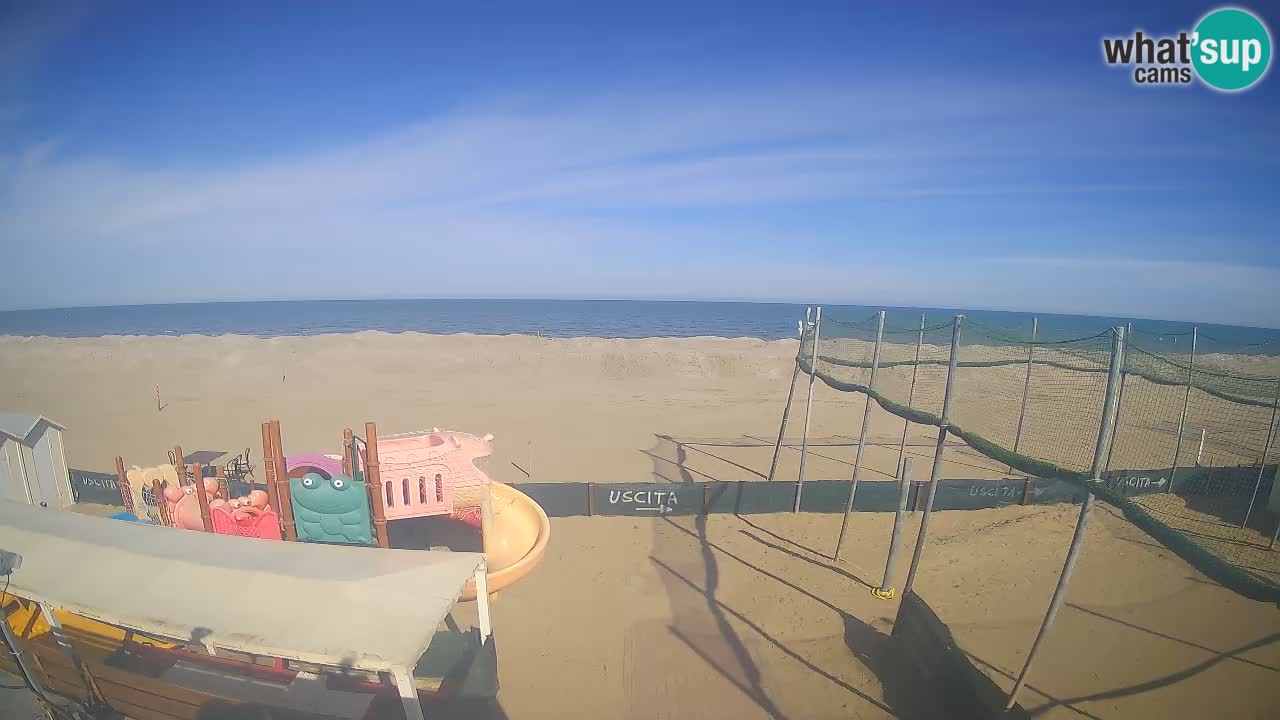 Webcam météo de Riccione – Plage Zona 3