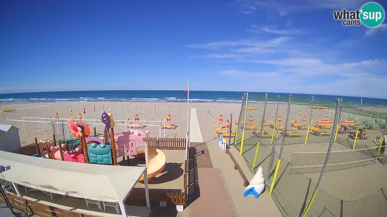 Webcam météo de Riccione – Plage Zona 3