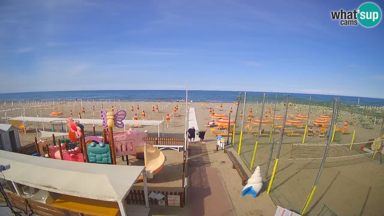 Webcam météo de Riccione – Plage Zona 3