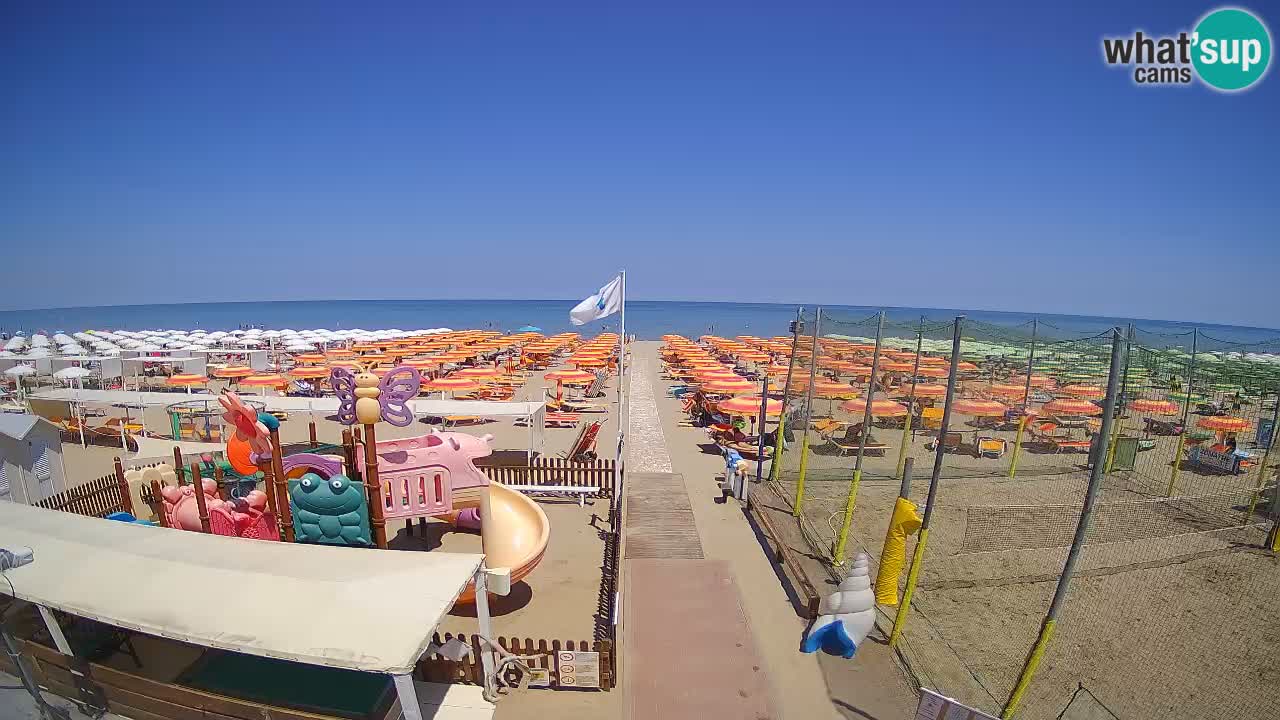 Webcam météo de Riccione – Plage Zona 3