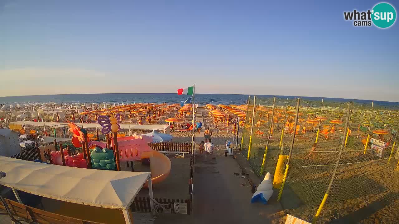 Riccione webcam – Zona 3 Riccione beach