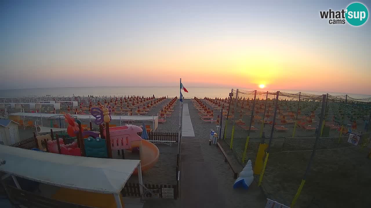 Riccione web kamera – Plaža Zona 3
