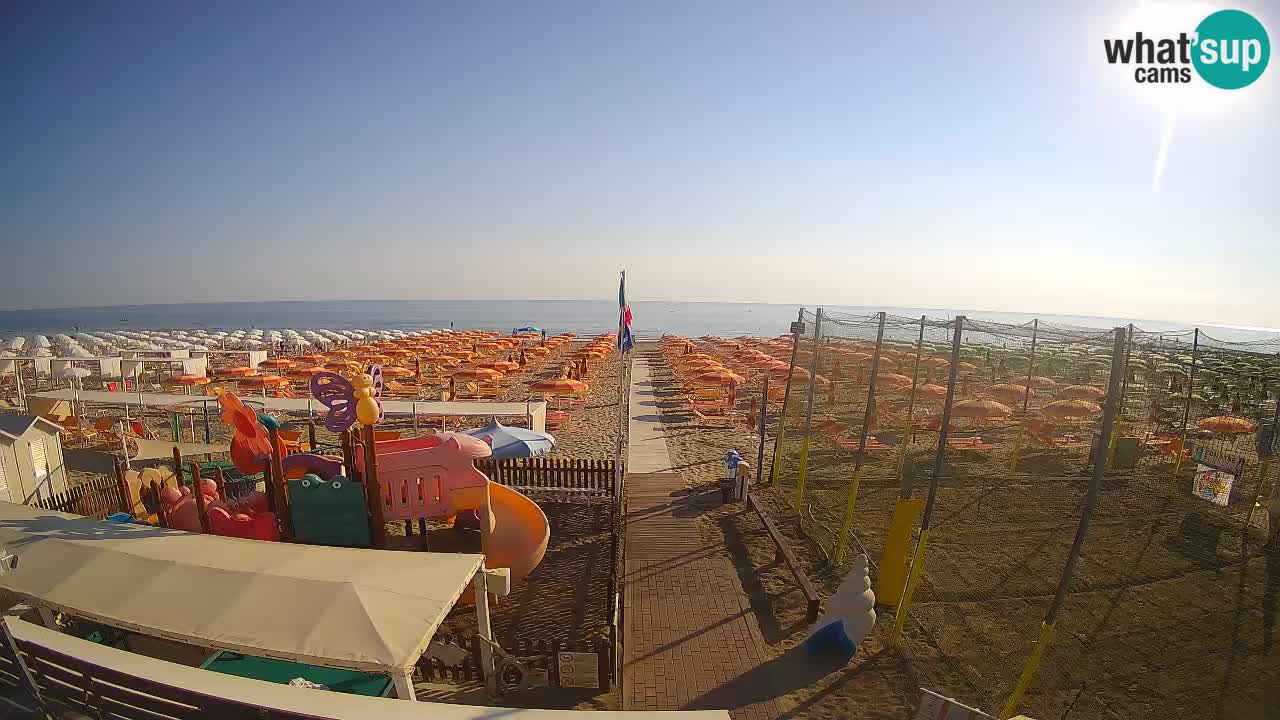Riccione web kamera – Plaža Zona 3