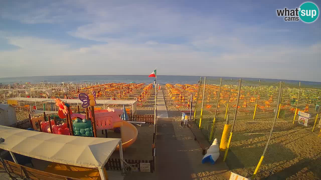 Riccione web kamera – Plaža Zona 3
