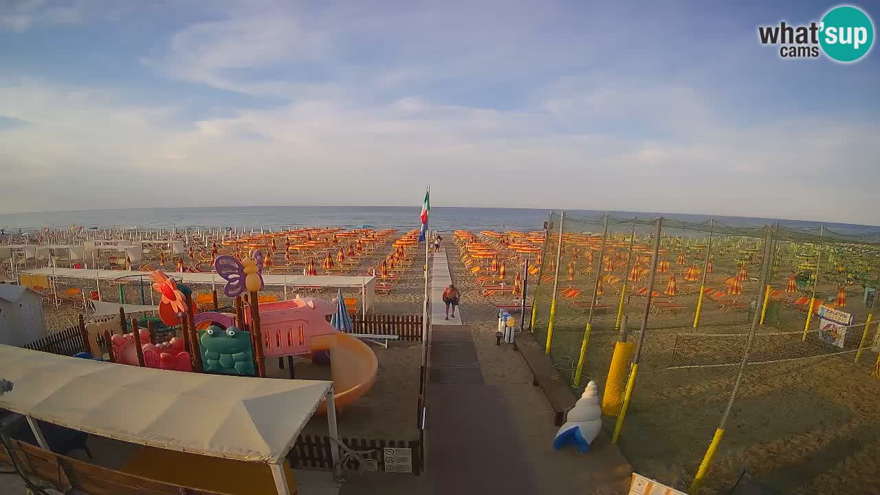 Webcam météo de Riccione – Plage Zona 3