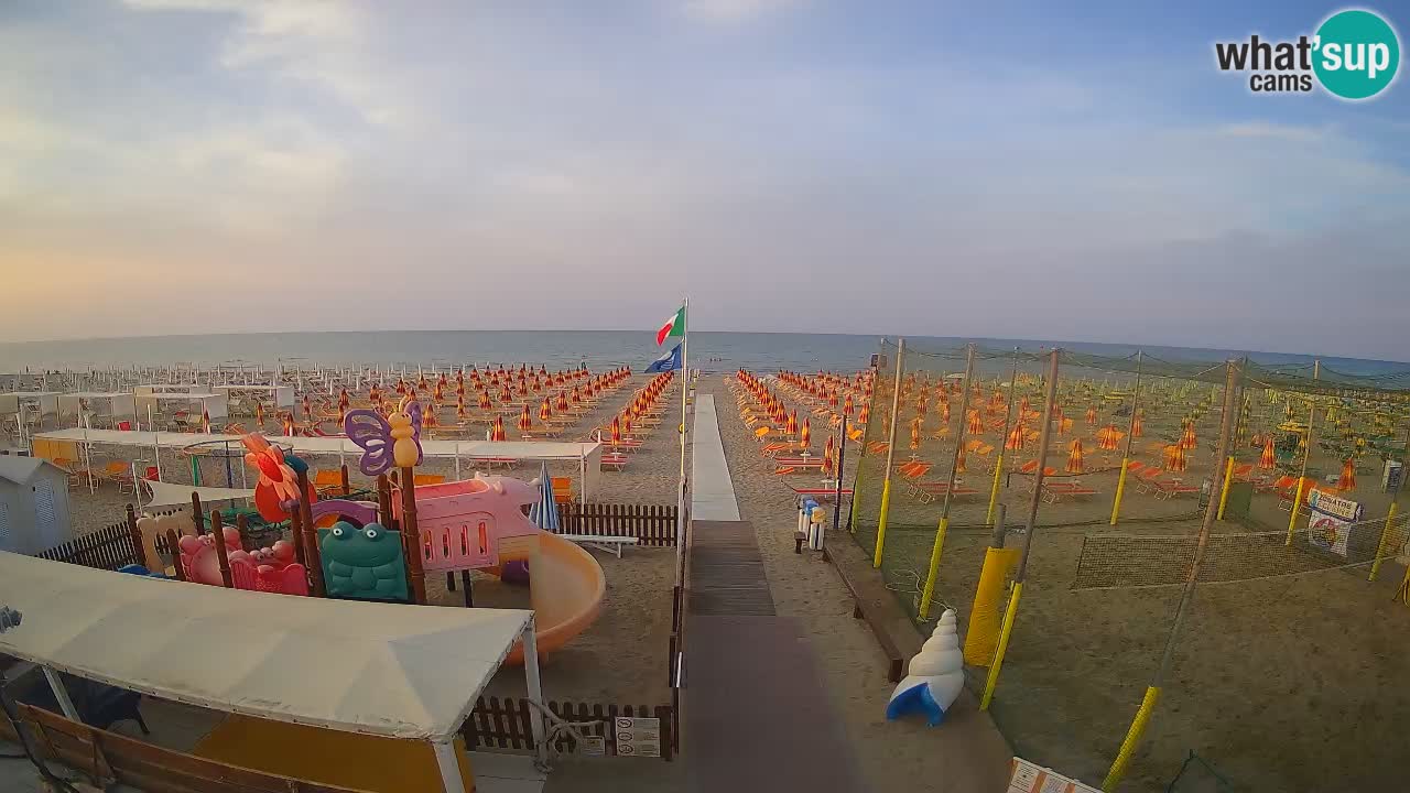 Webcam météo de Riccione – Plage Zona 3