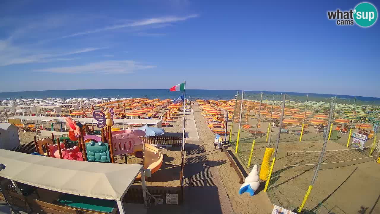 Riccione web kamera – Plaža Zona 3
