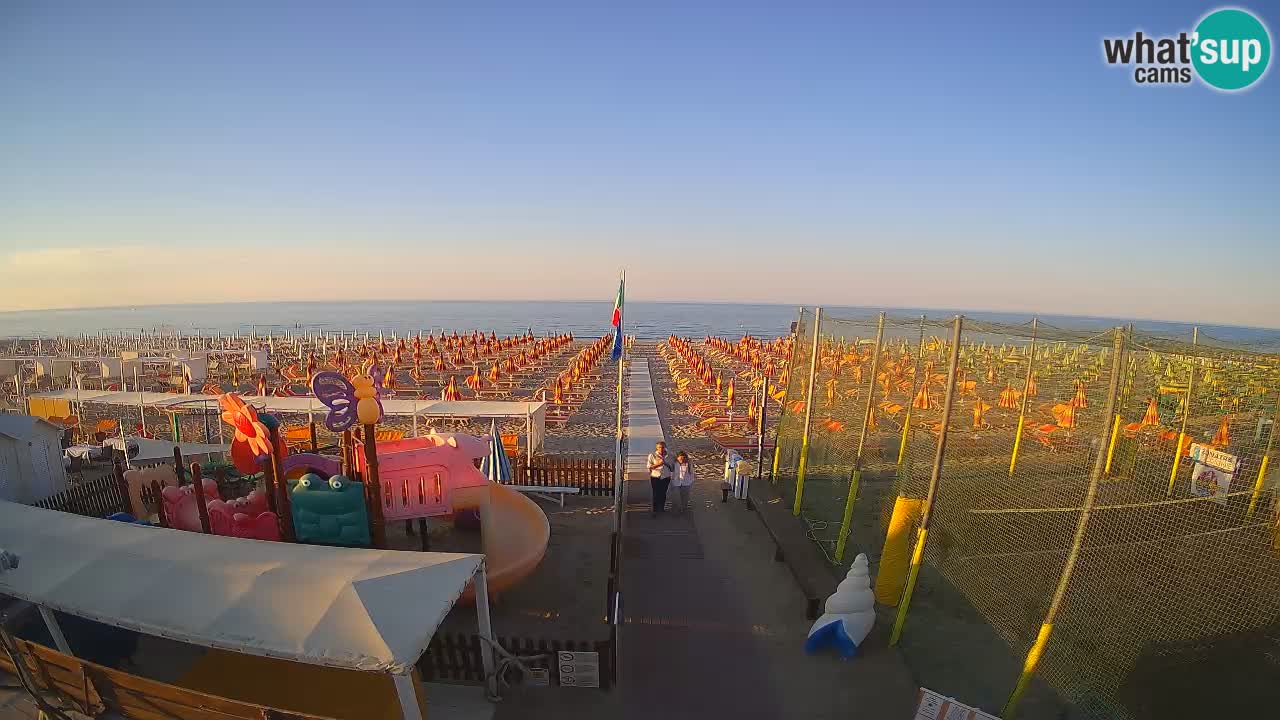 Riccione web kamera – Plaža Zona 3