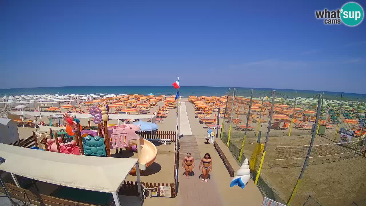 Webcam météo de Riccione – Plage Zona 3