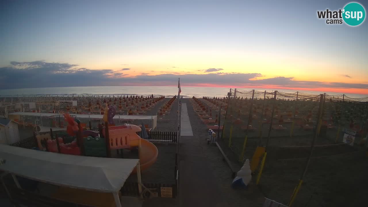 Webcam météo de Riccione – Plage Zona 3