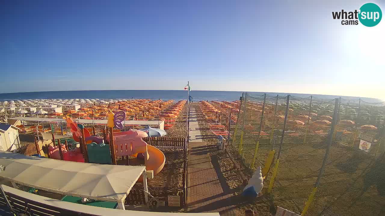 Webcam météo de Riccione – Plage Zona 3