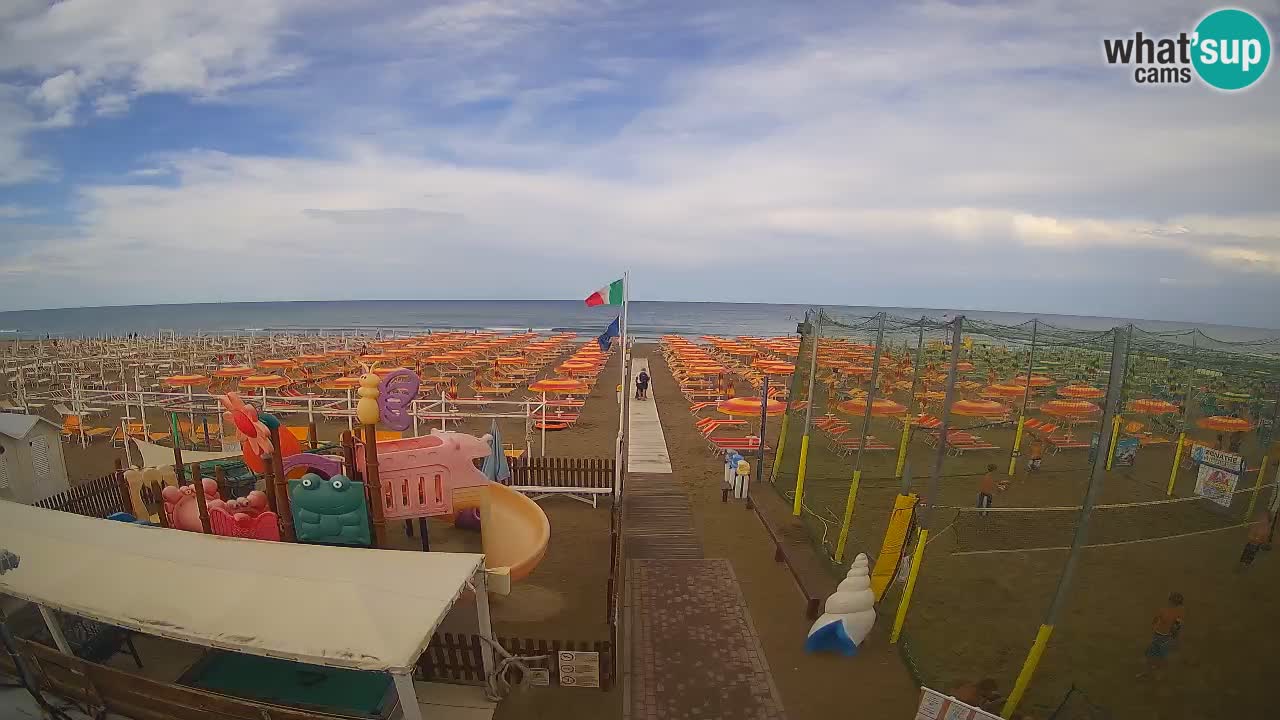 Webcam météo de Riccione – Plage Zona 3