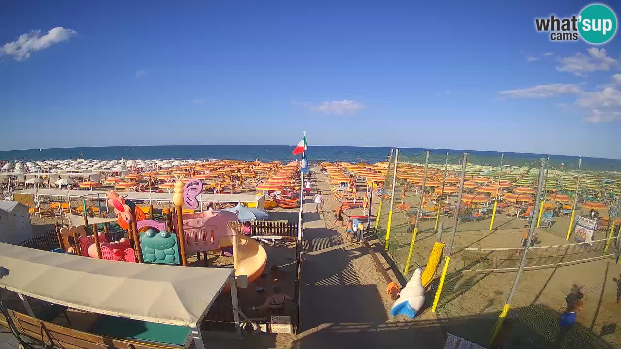 Webcam Riccione Strand Zona 3 – Liveblick aufs Meer