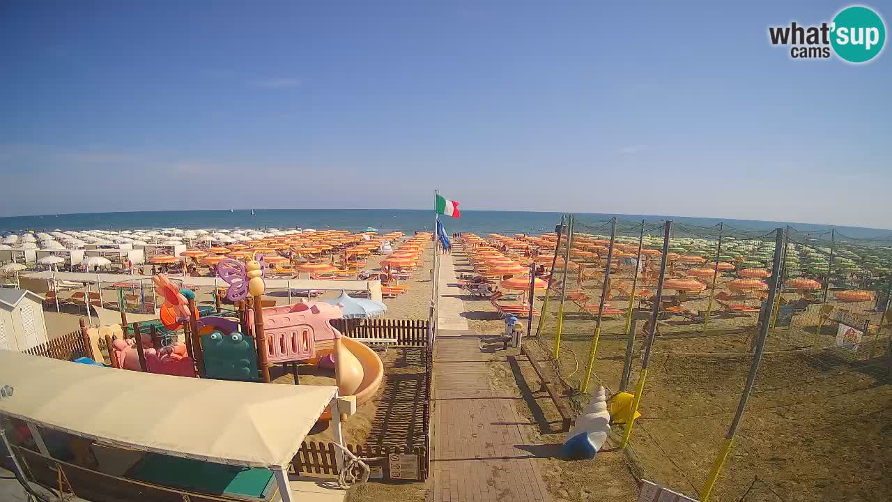 Webcam Riccione Strand Zona 3 – Liveblick aufs Meer