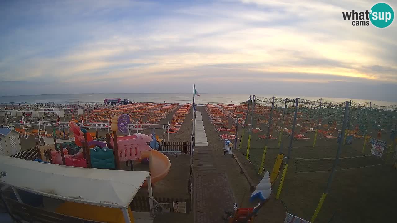 Webcam Riccione Strand Zona 3 – Liveblick aufs Meer