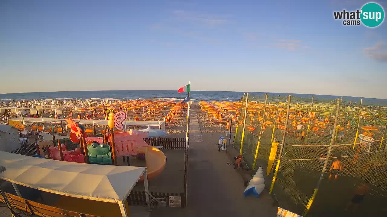 Webcam Riccione Plage Zona 3 – Vue en direct