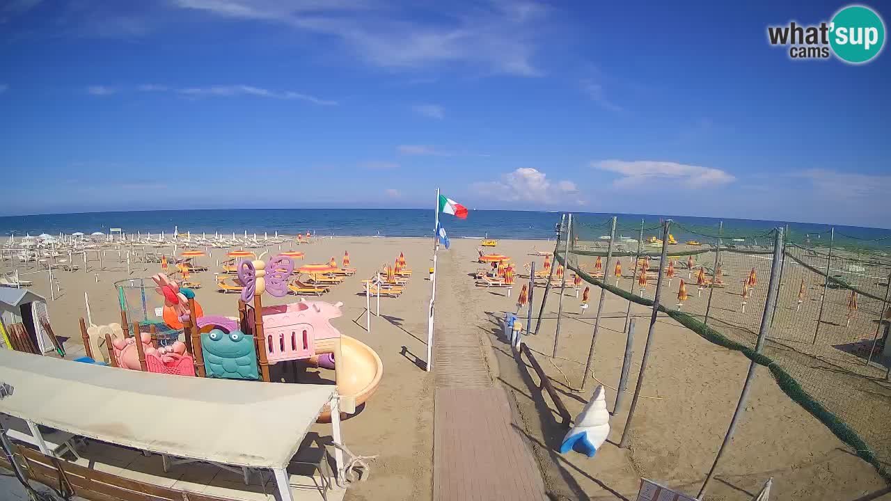 Webcam Riccione Strand Zona 3 – Liveblick aufs Meer