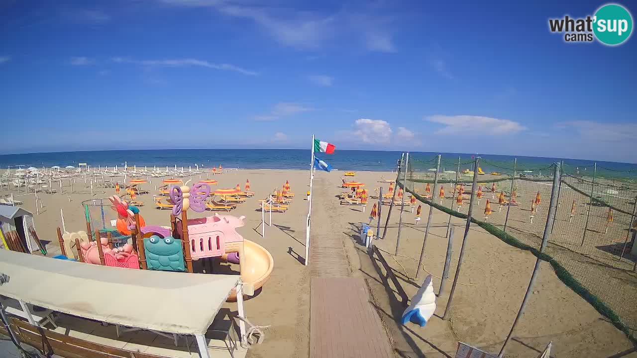 Web kamera Riccione Plaža Zona 3 – Pogled uživo