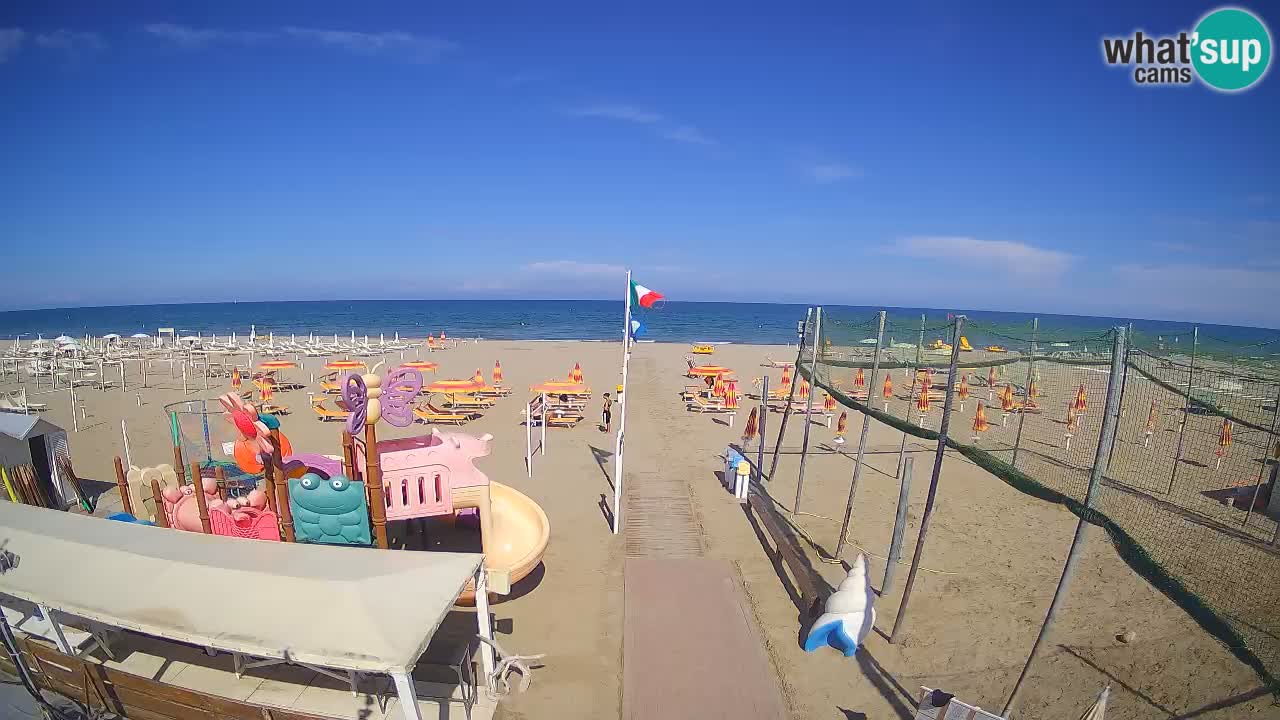 Web kamera Riccione Plaža Zona 3 – Pogled uživo