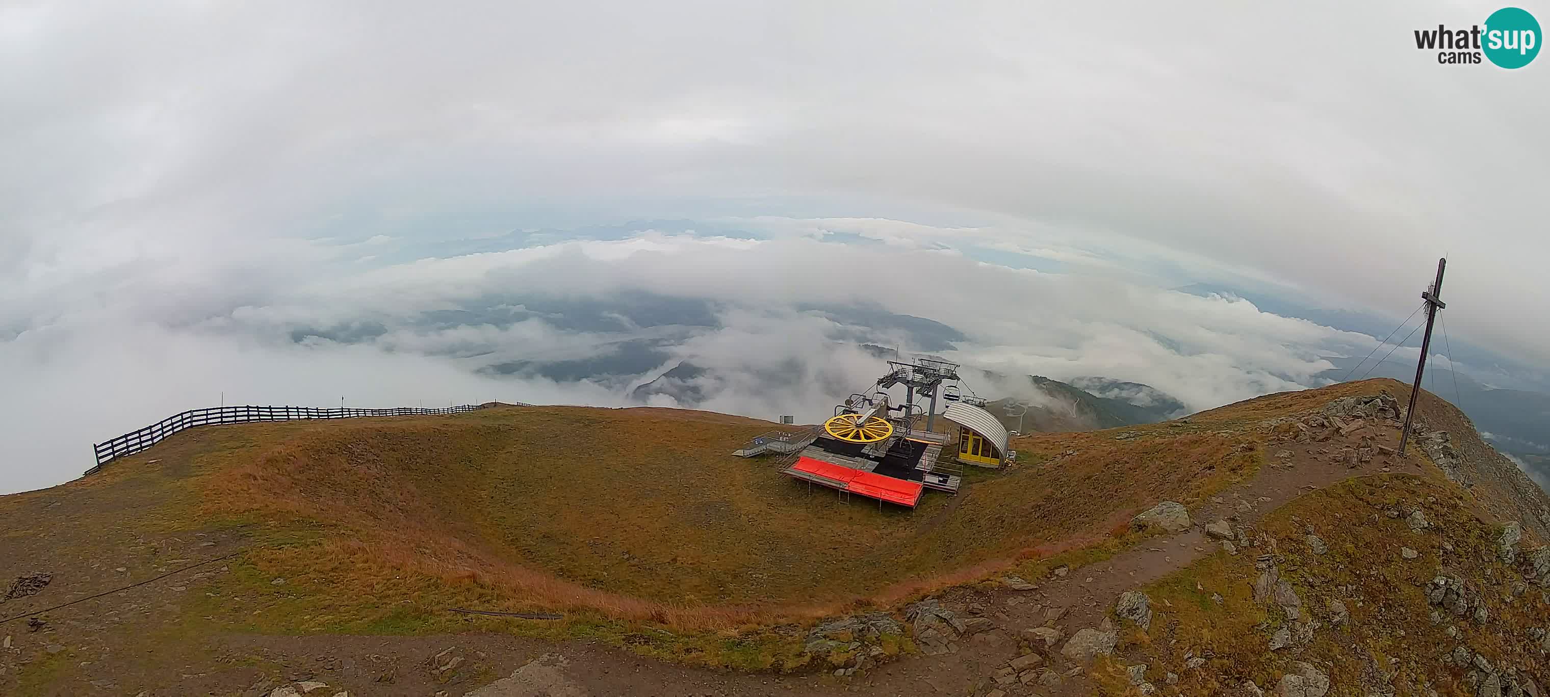 Spletna kamera Gitschlift / sedežnica Gitsch – Zgornja postaja (2.512 m)