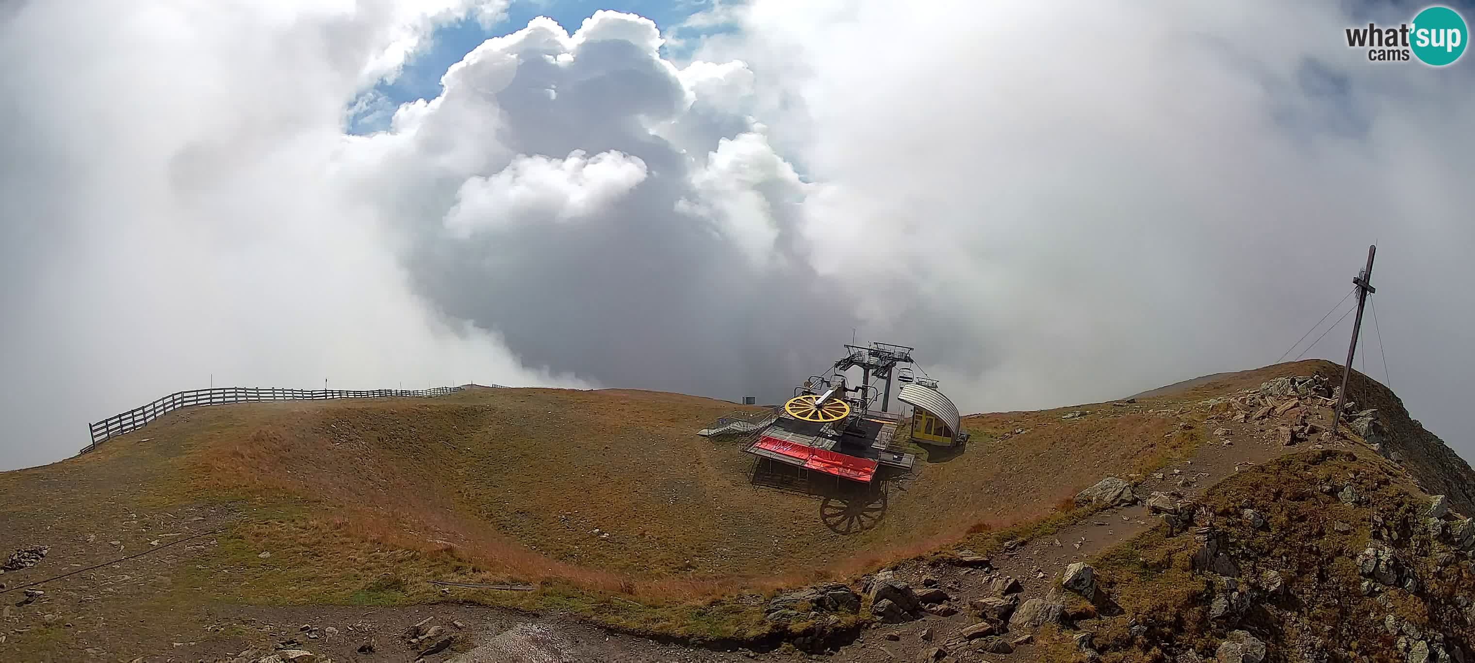 Spletna kamera Gitschlift / sedežnica Gitsch – Zgornja postaja (2.512 m)