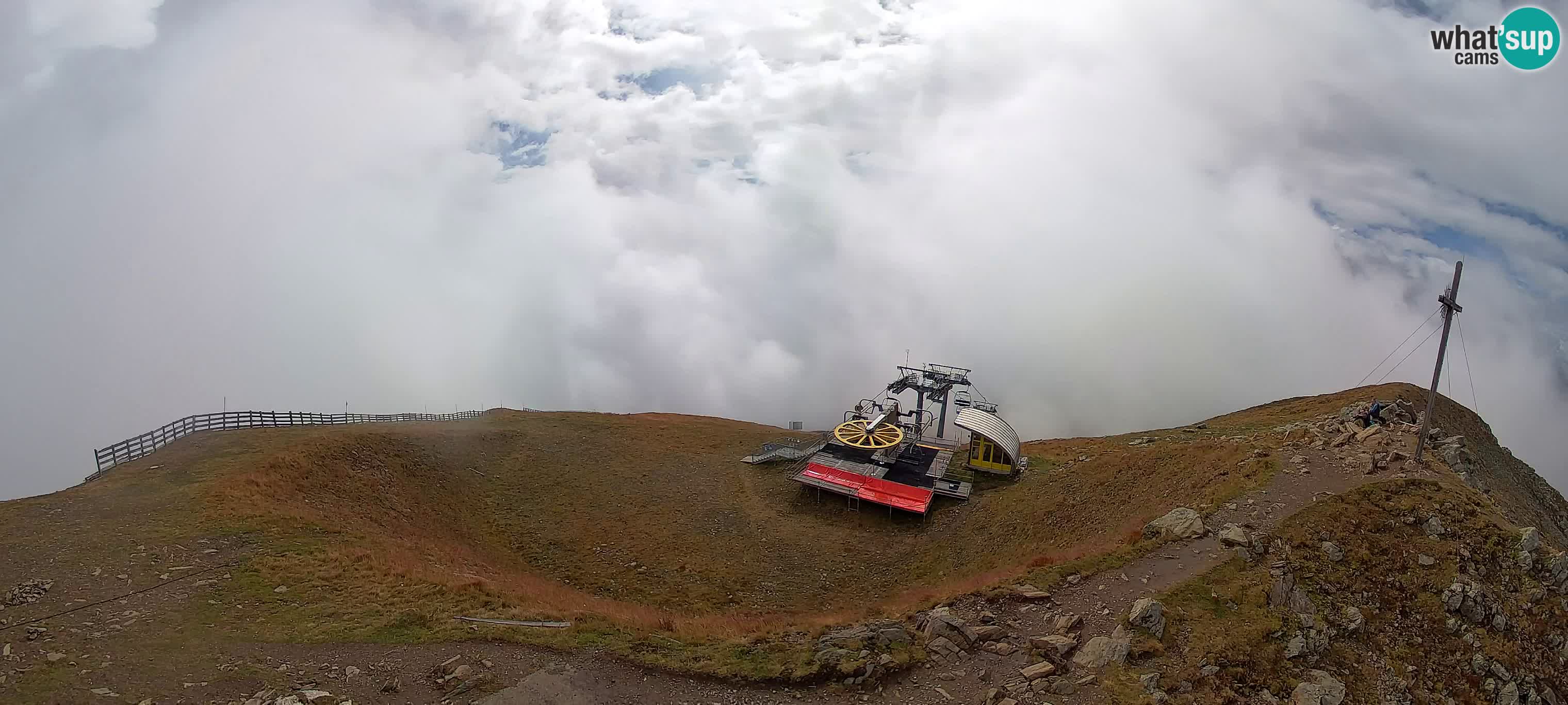 Spletna kamera Gitschlift / sedežnica Gitsch – Zgornja postaja (2.512 m)