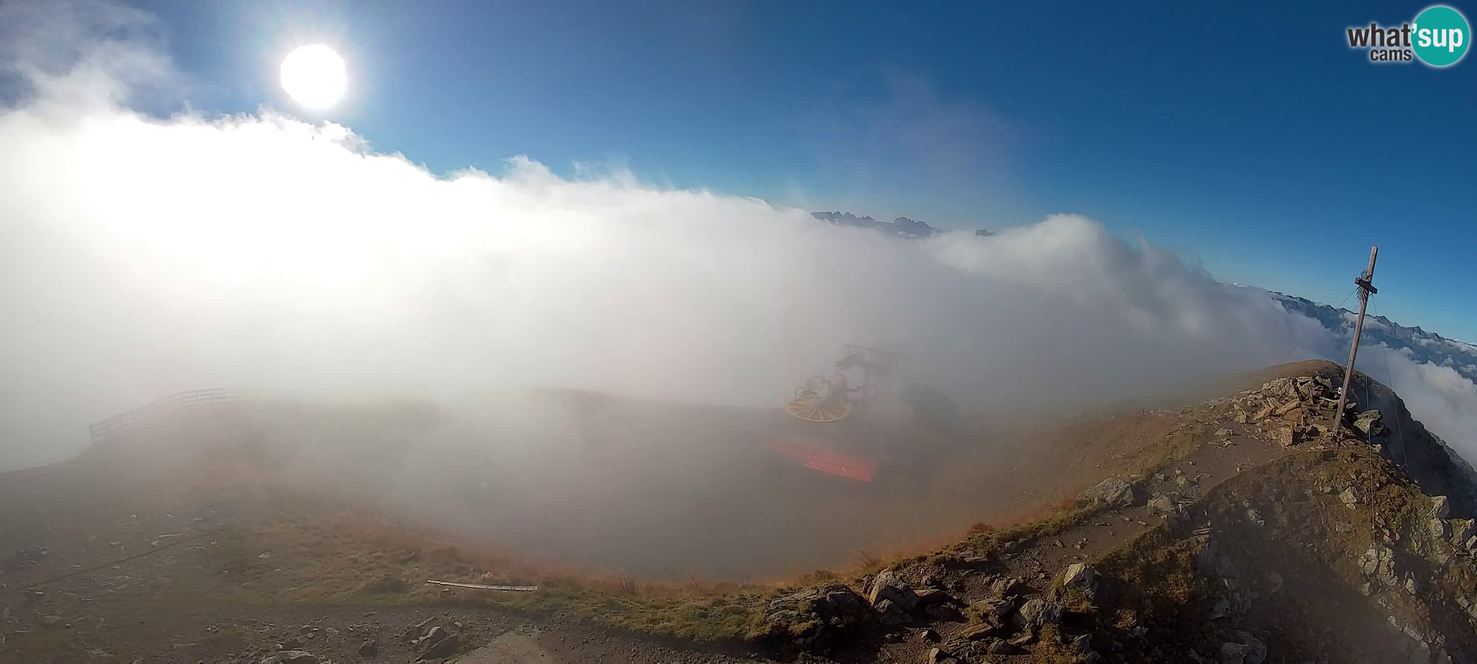 Spletna kamera Gitschlift / sedežnica Gitsch – Zgornja postaja (2.512 m)