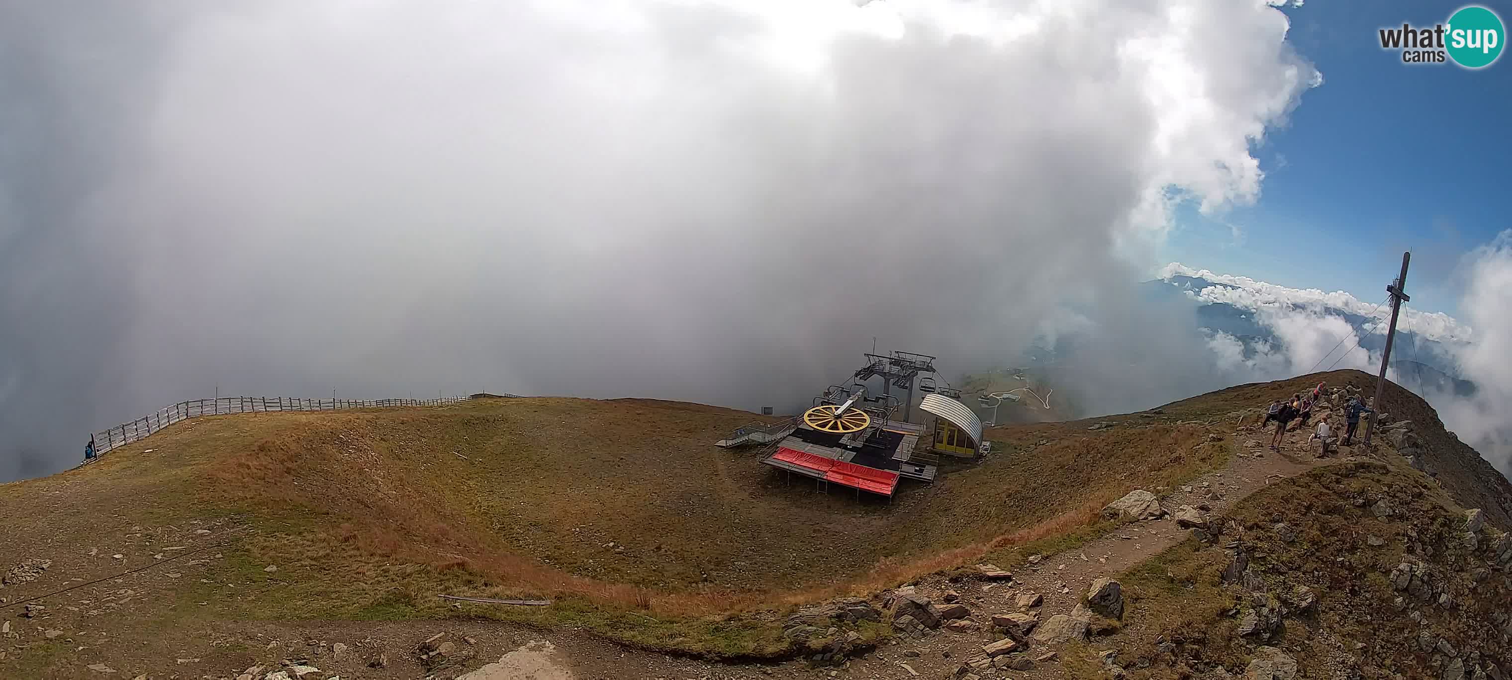 Spletna kamera Gitschlift / sedežnica Gitsch – Zgornja postaja (2.512 m)