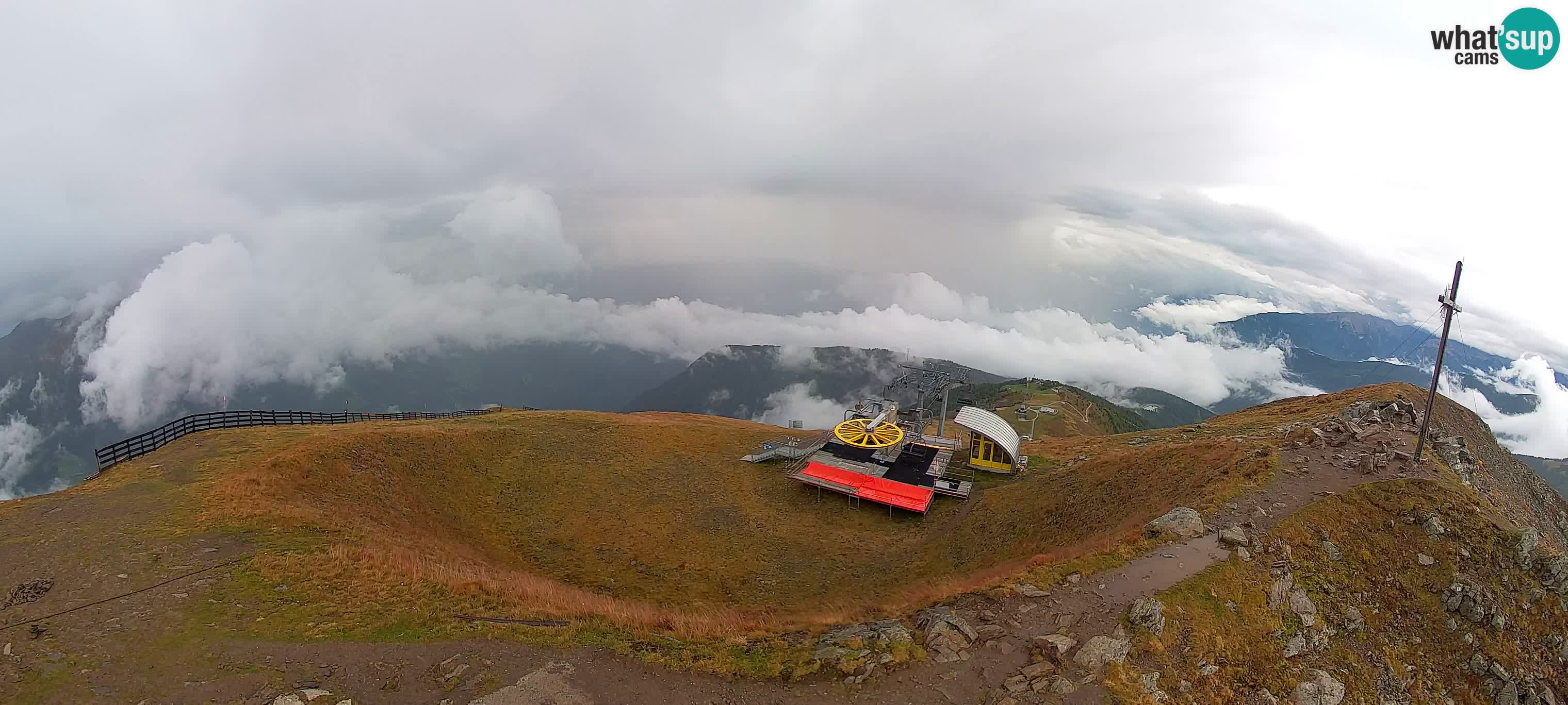 Spletna kamera Gitschlift / sedežnica Gitsch – Zgornja postaja (2.512 m)