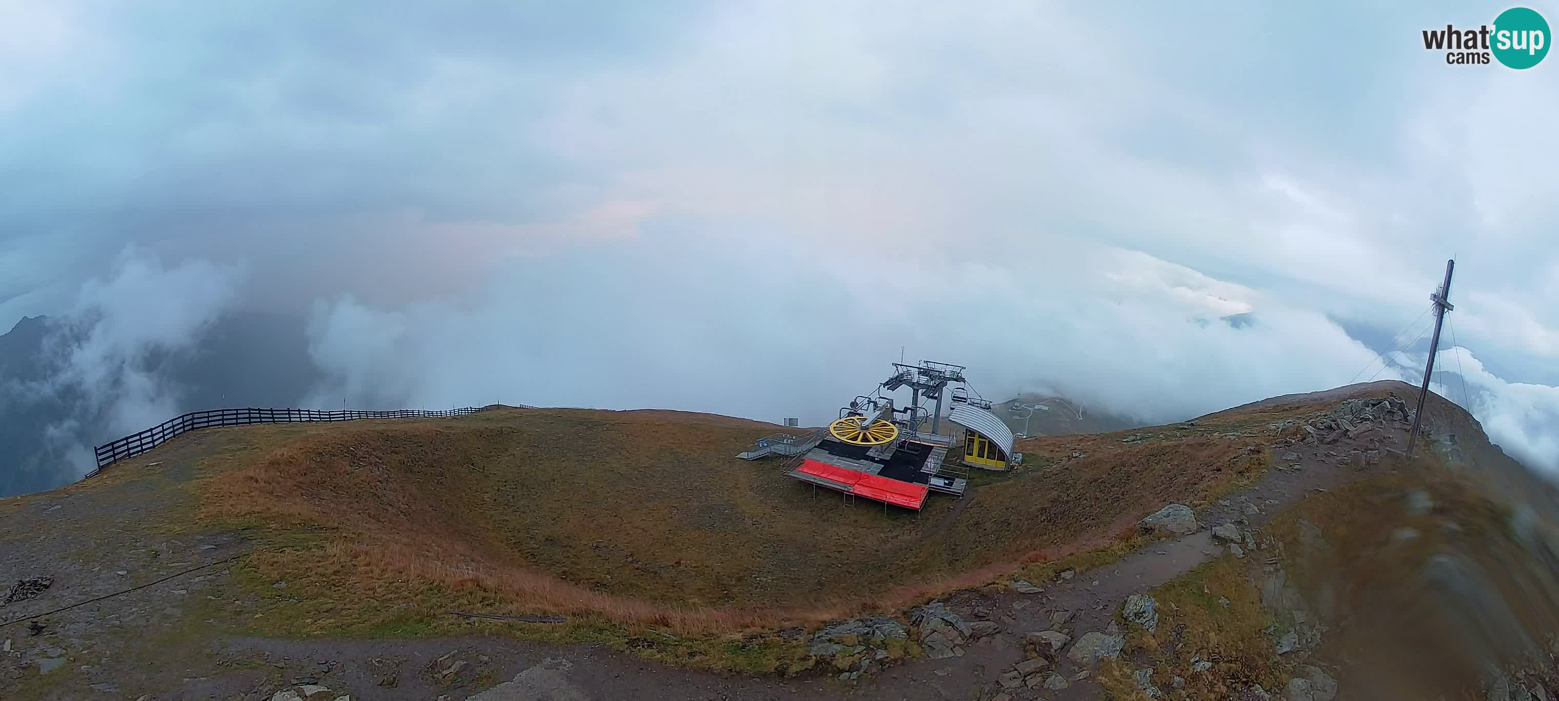 Spletna kamera Gitschlift / sedežnica Gitsch – Zgornja postaja (2.512 m)