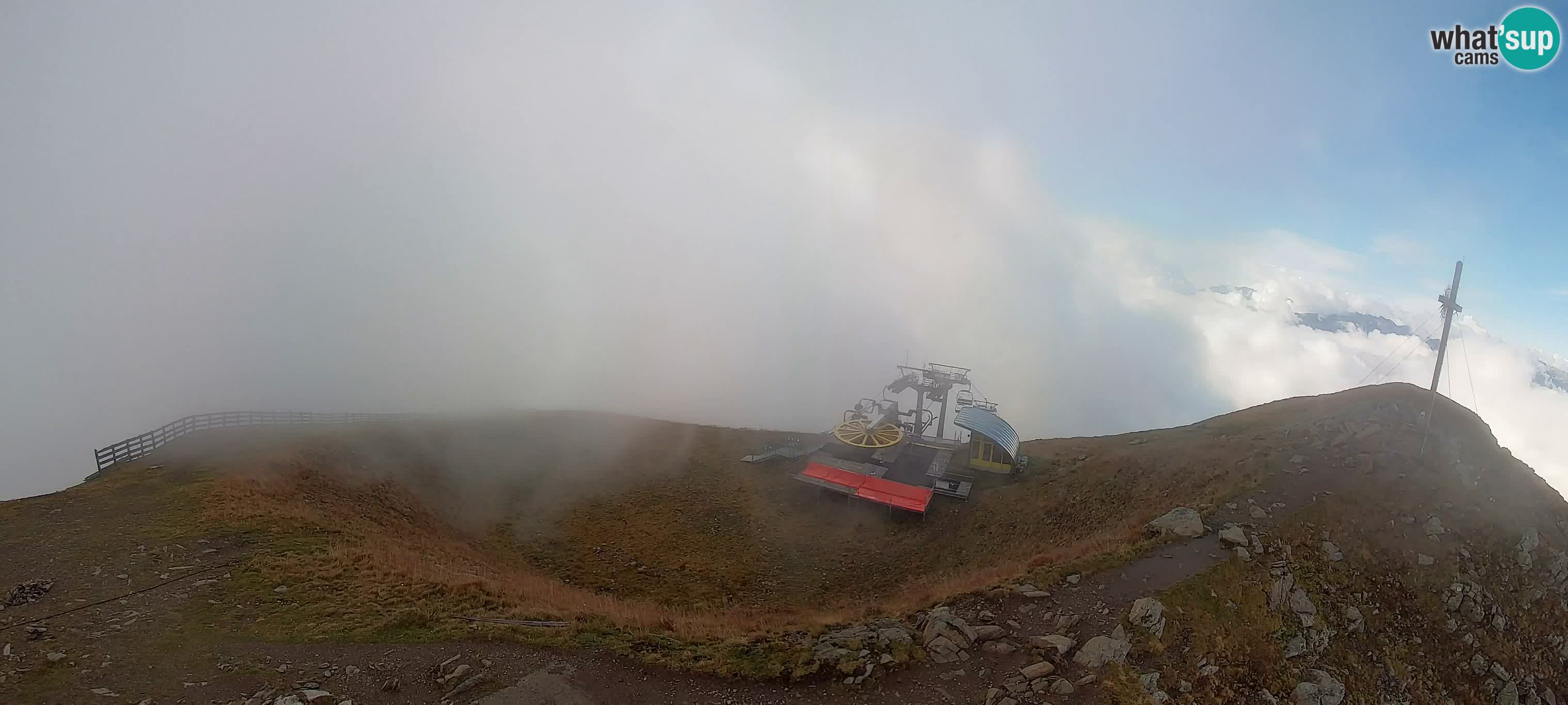 Spletna kamera Gitschlift / sedežnica Gitsch – Zgornja postaja (2.512 m)