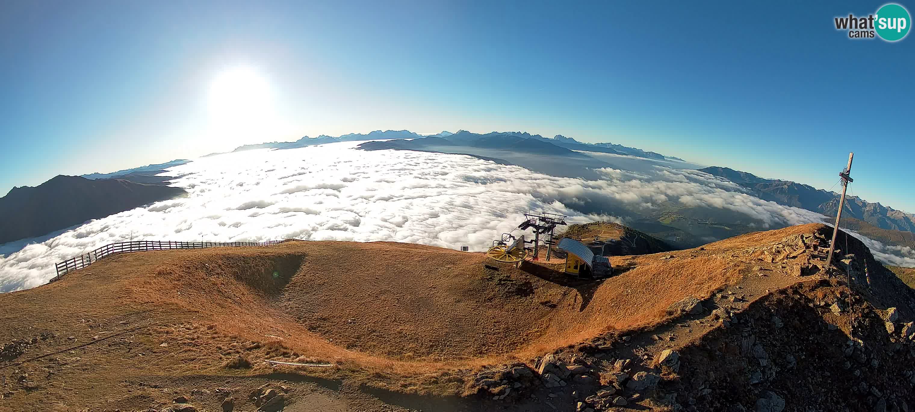 Spletna kamera Gitschlift / sedežnica Gitsch – Zgornja postaja (2.512 m)