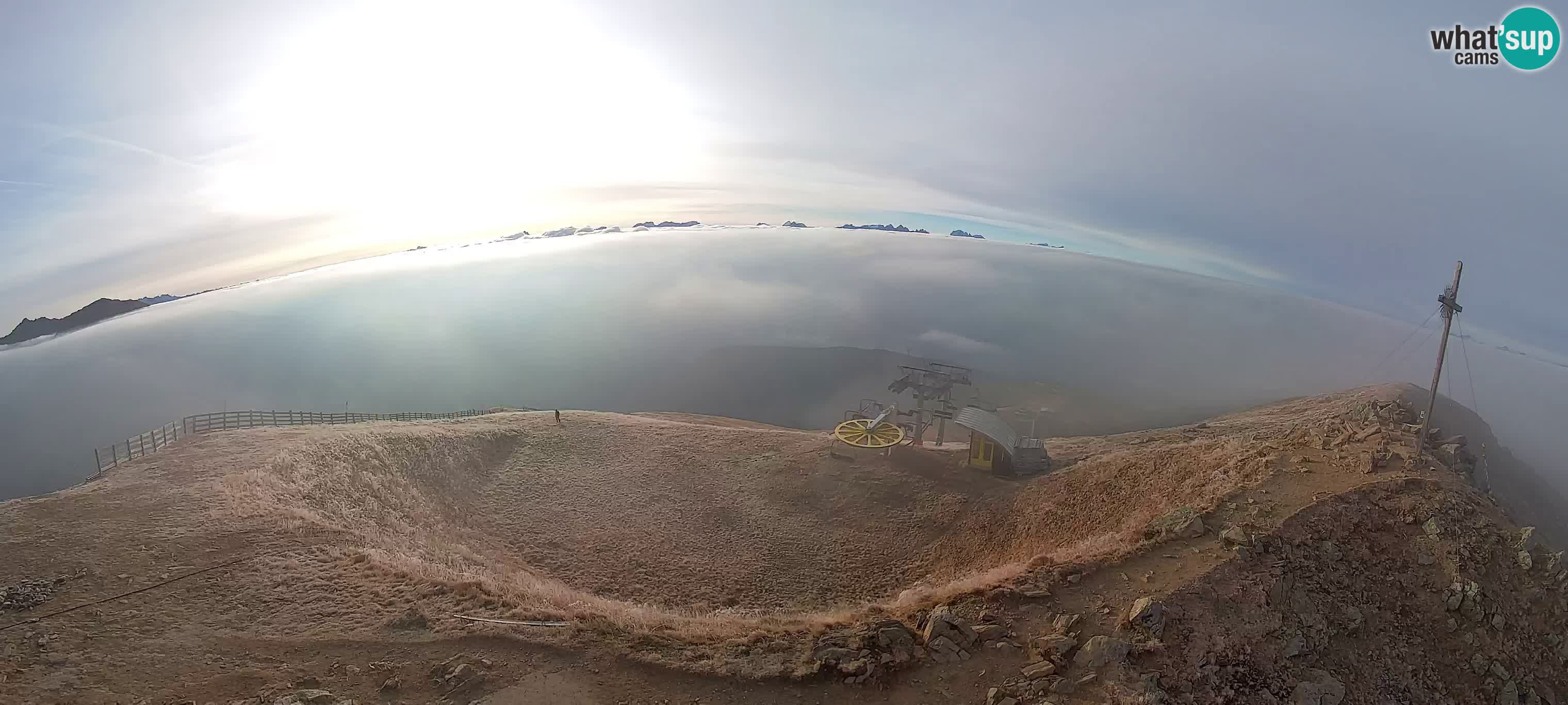 Spletna kamera Gitschlift / sedežnica Gitsch – Zgornja postaja (2.512 m)