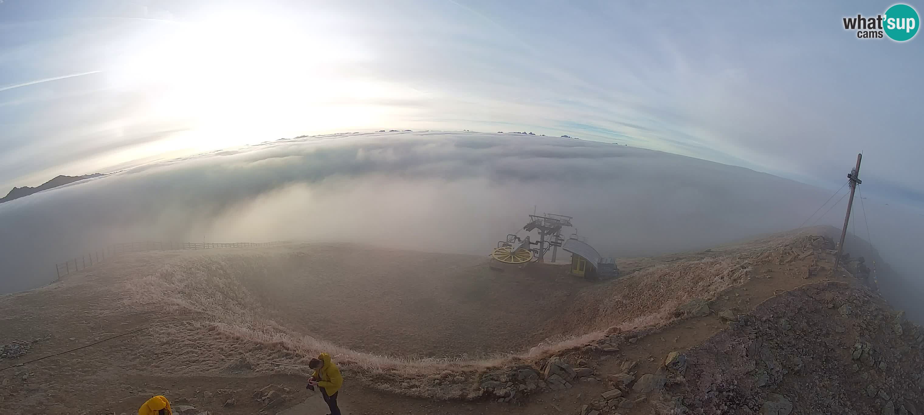 Spletna kamera Gitschlift / sedežnica Gitsch – Zgornja postaja (2.512 m)