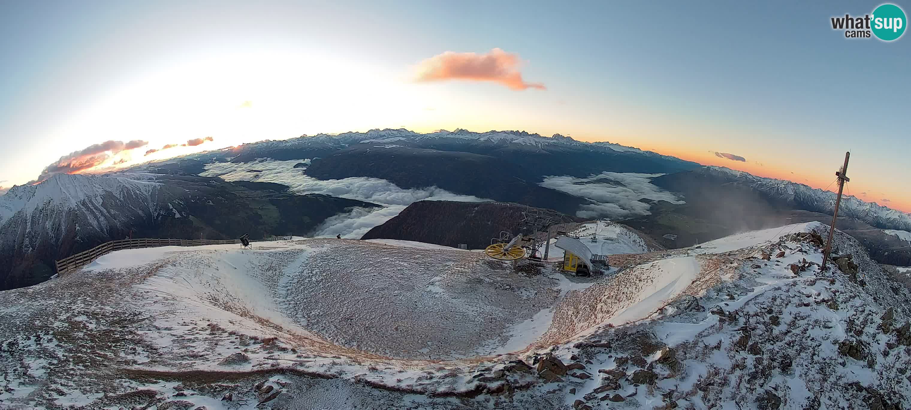 Spletna kamera Gitschlift / sedežnica Gitsch – Zgornja postaja (2.512 m)