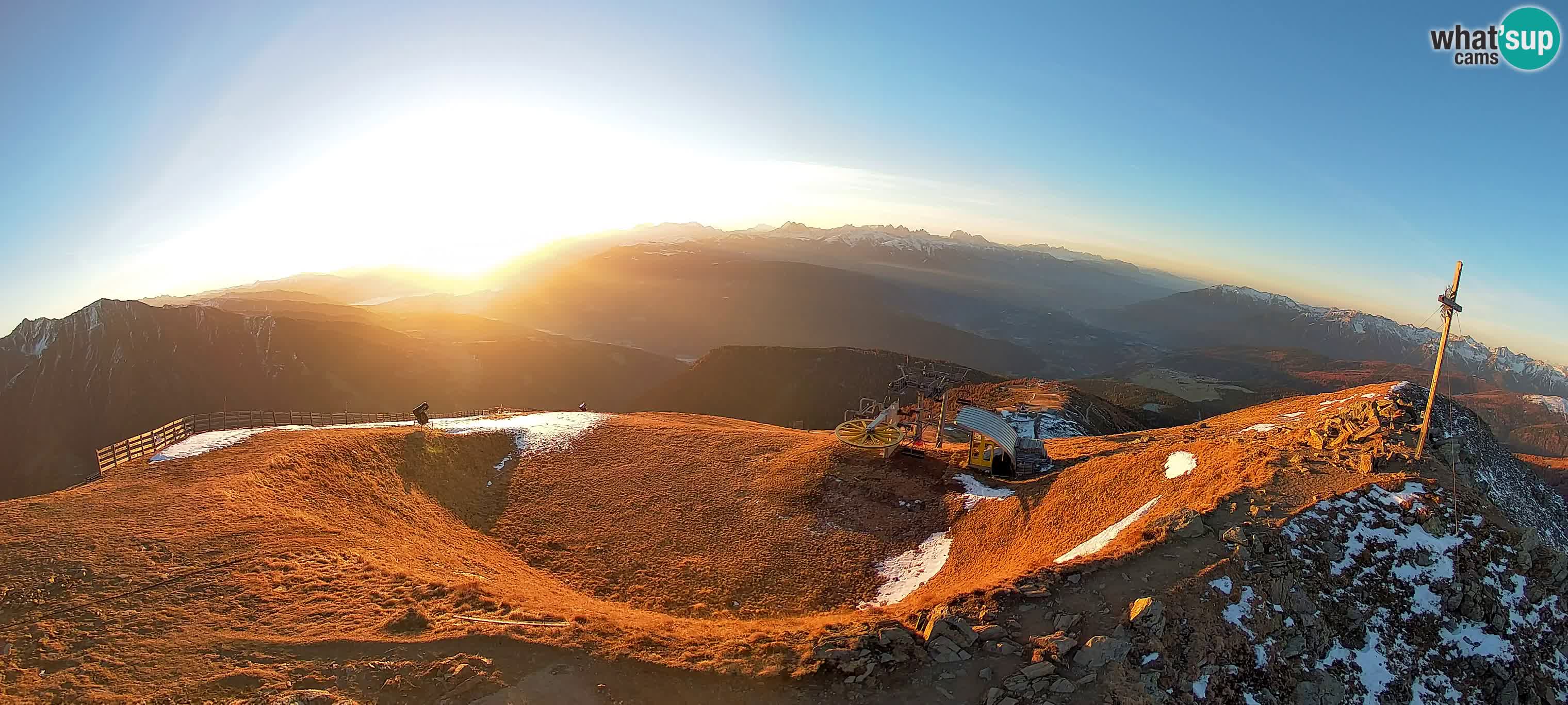 Spletna kamera Gitschlift / sedežnica Gitsch – Zgornja postaja (2.512 m)