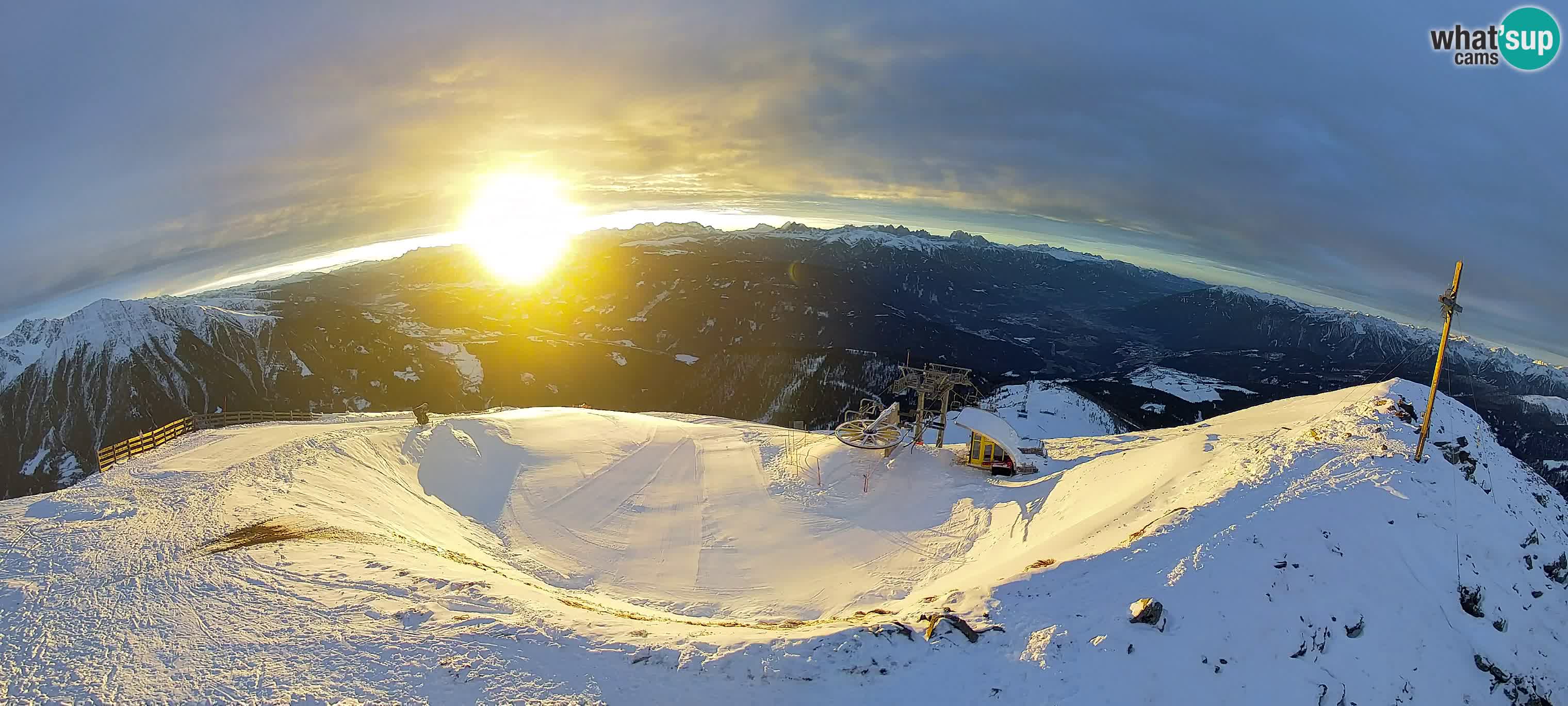 Spletna kamera Gitschlift / sedežnica Gitsch – Zgornja postaja (2.512 m)