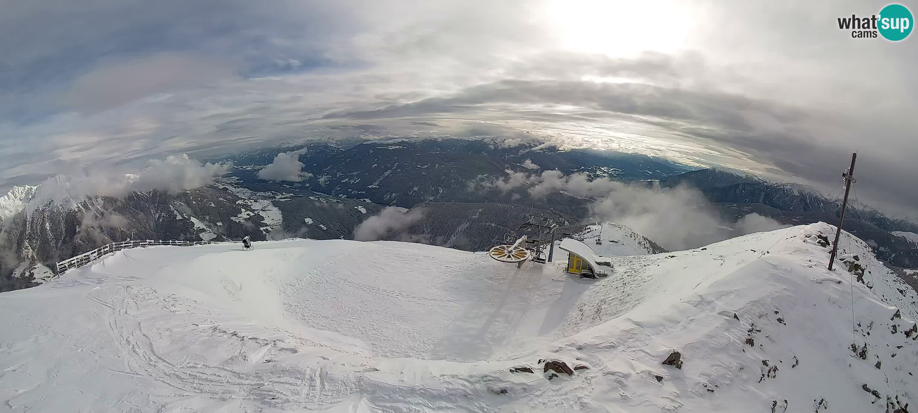 Spletna kamera Gitschlift / sedežnica Gitsch – Zgornja postaja (2.512 m)