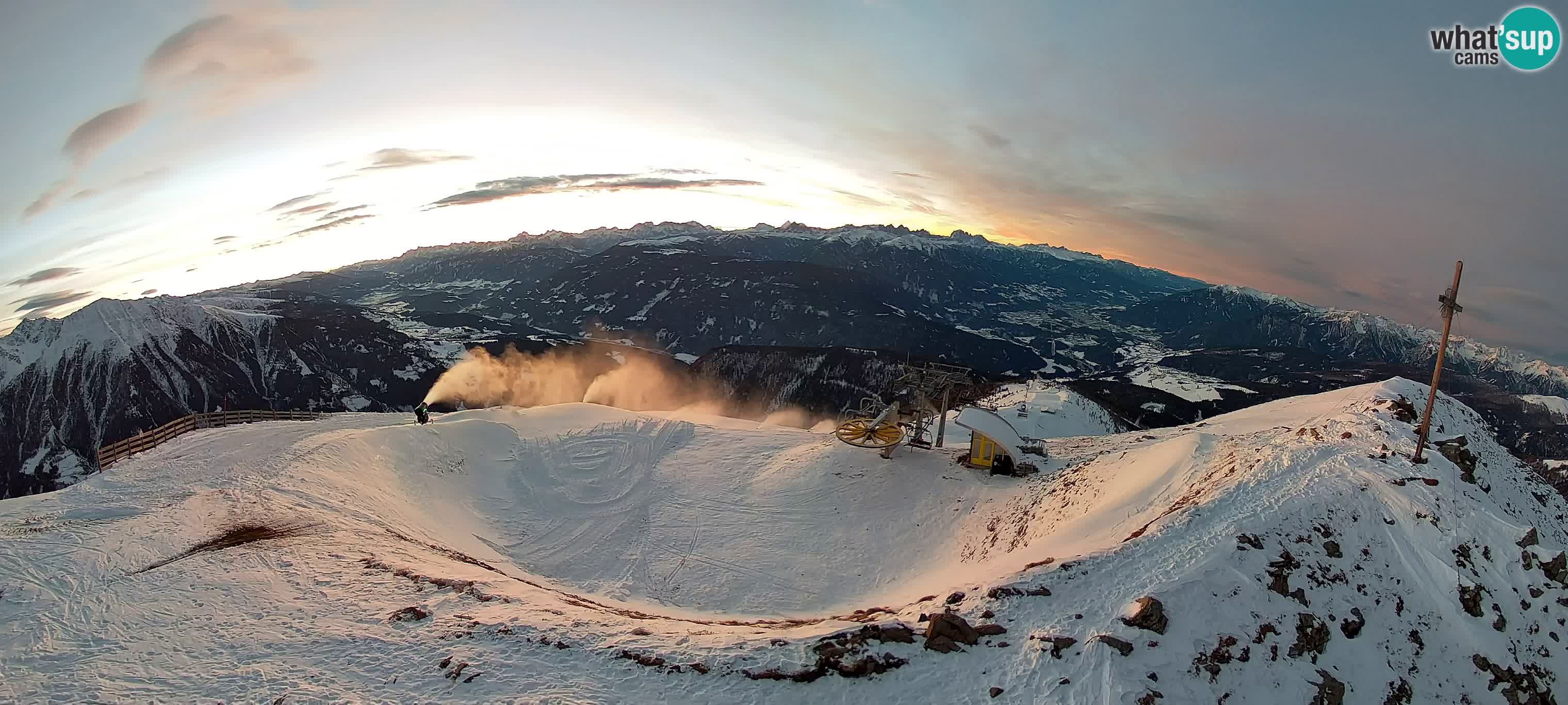Spletna kamera Gitschlift / sedežnica Gitsch – Zgornja postaja (2.512 m)