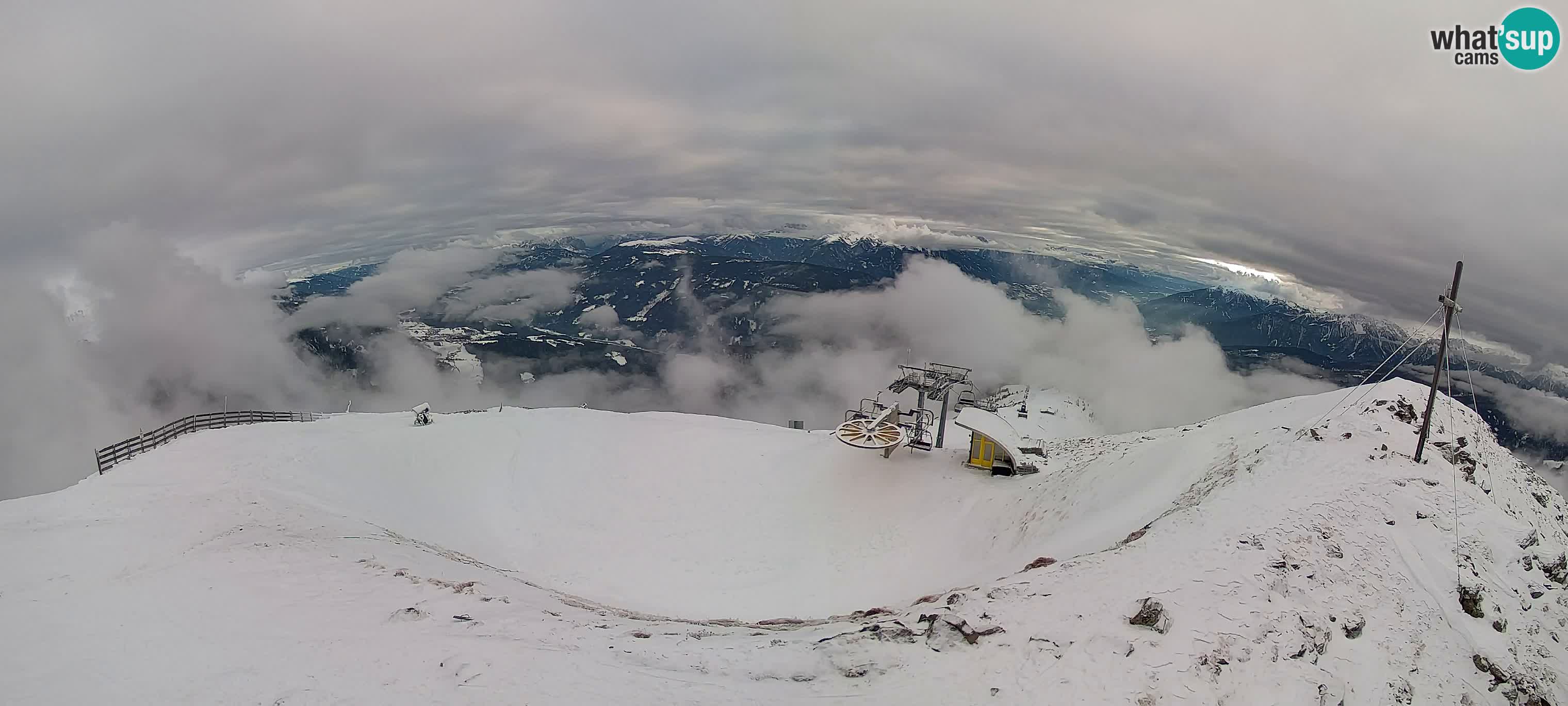 Spletna kamera Gitschlift / sedežnica Gitsch – Zgornja postaja (2.512 m)